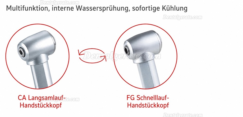 Tealth 1020CH 1:1 Inneres Wasserspray Druckknopf Winkelstück Handstück Tealth 1020CH 1:1 Inneres Wasserspray Druckknopf Winkelstück Handstück